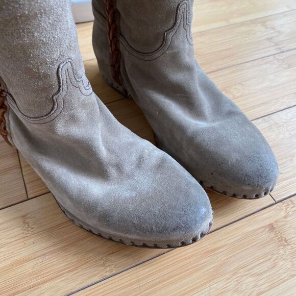 Silvano Sassetti suede knee high boots - Picture 2 of 8